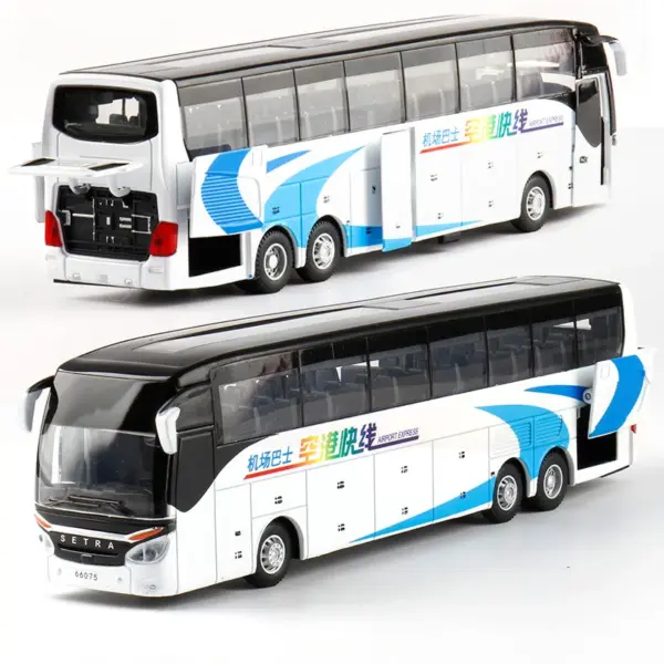 1:32 Alloy Pull Back Diecast Bus Model - Image 2