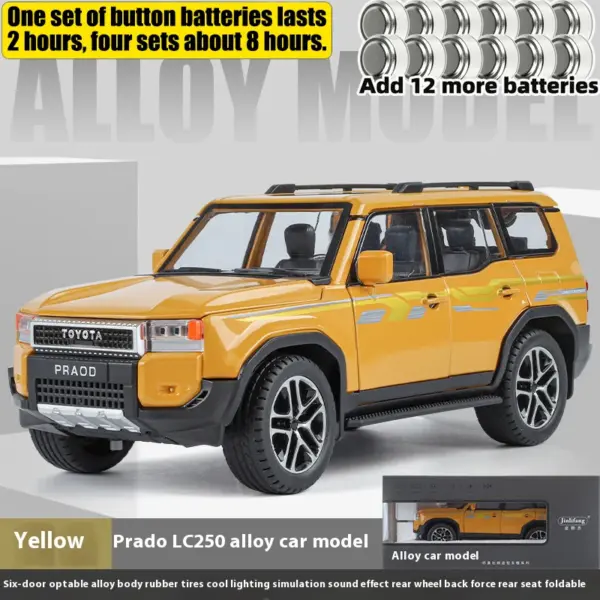 1:24 Toyota Land Cruiser Prado Diecast Model - Image 10
