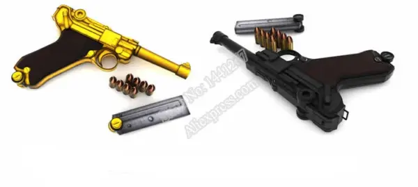 3D Paper WWII Germany Luger P08 Model Kit - Image 4
