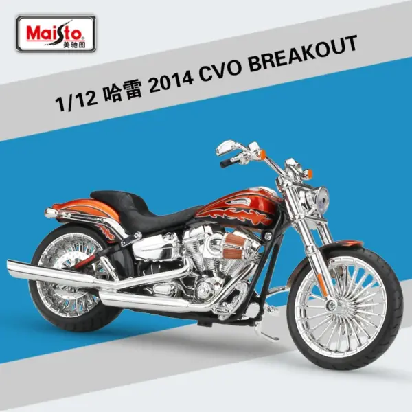 Maisto 1:12 Harley-Davidson Diecast Motorcycle Model - Image 13
