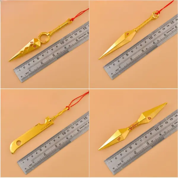 Naruto Tricolor Metal Kunai Replica 5.5-inch - Image 4