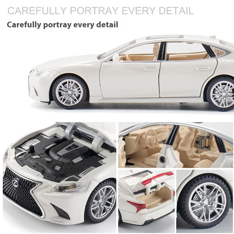 1:32 Lexus LS500H Diecast Model Car 6 1:32 Lexus LS500H Diecast Model Car - Image 6