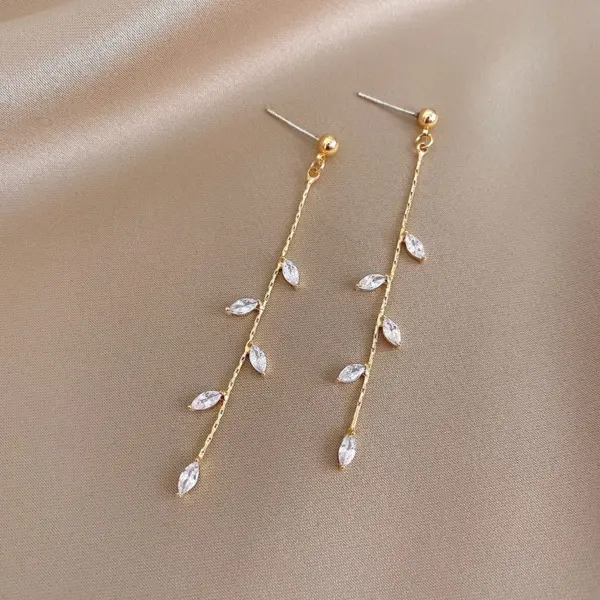 Trendy Drop Earrings with Star Heart Pendants - Image 15