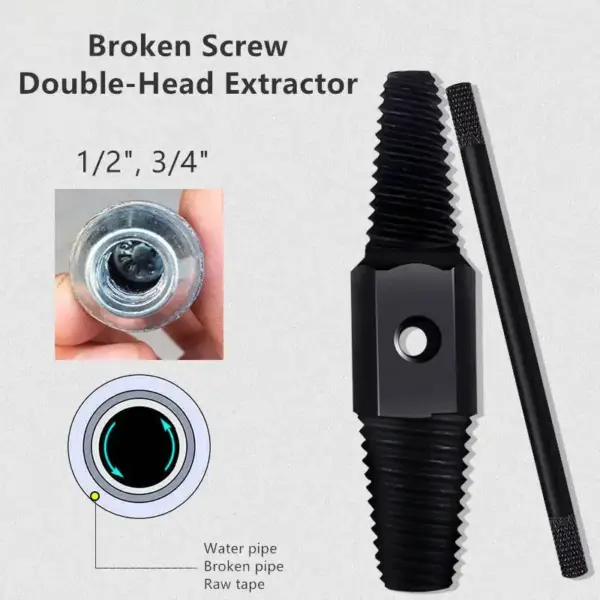 Double Head Wrench Broken Screw Extractor Set - Image 2