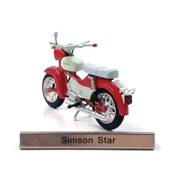 1:24 Scale Atlas Simson Star Motorcycle Model - Image 3