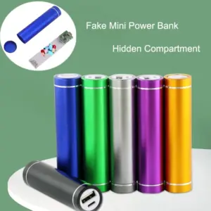 Secret Mini Power Bank Case with Hidden Storage