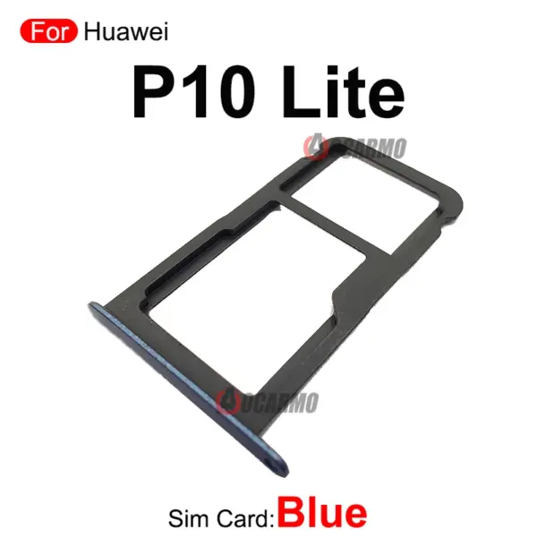 Huawei P10 Lite SIM Card Tray Slot Holder Black or Colorful - Image 12