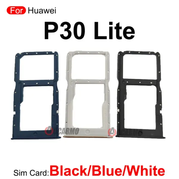 Huawei P30 Lite SIM Card Tray Replacement Blue - Image 3