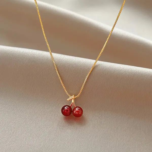 Pink Heart Pendant Necklace for Women - Image 14