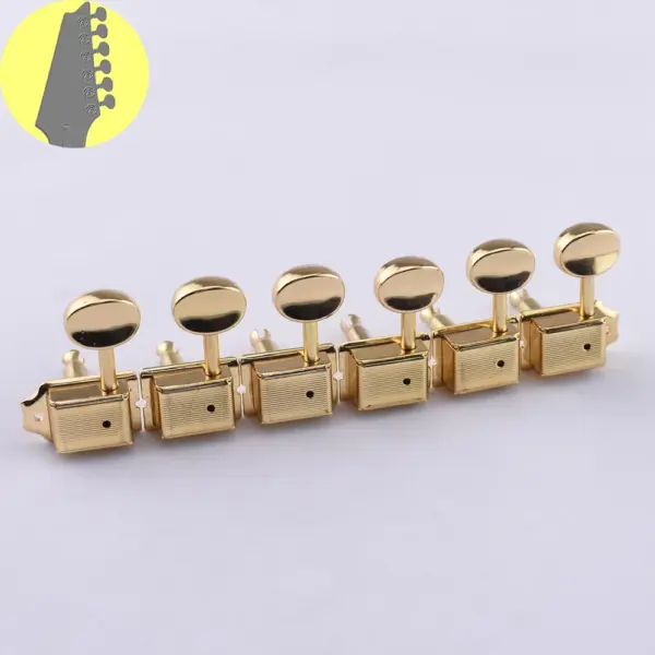 Kluson Vintage Guitar Tuners Set 1:15 Gear Ratio - Image 7