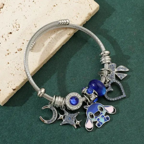 Stitch Love Heart Beaded Bracelet - Image 6