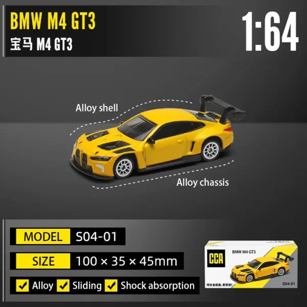 1:64 BMW M4 GT3 Diecast Model Car - Image 28