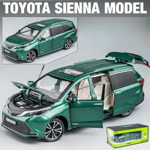 1/24 Toyota Sienna Diecast Van Model - Image 7