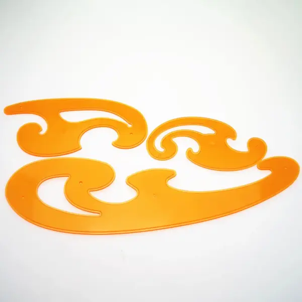 Flexible Plastic French Curve Rulers Set - Image 5