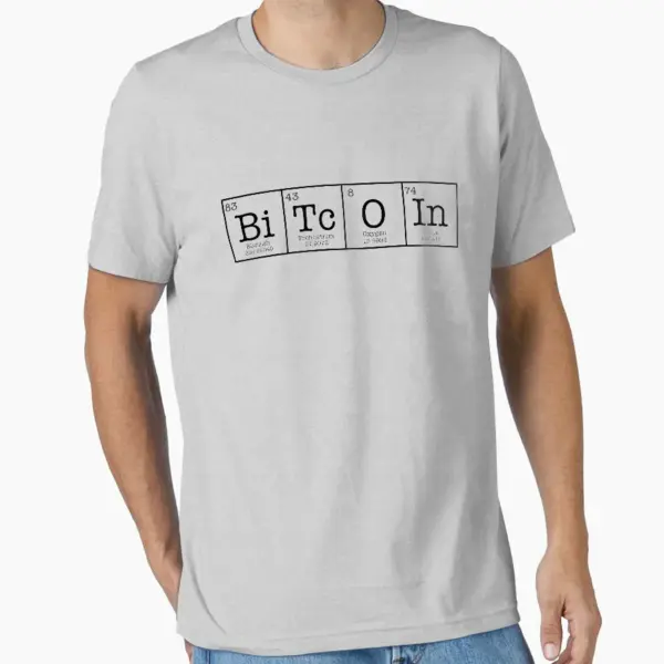 Bitcoin Periodic Table T-Shirt for Men - Image 9
