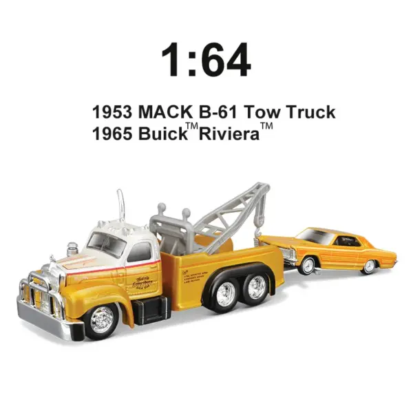 Maisto 1:64 Diecast Transport Trailer Set - Image 27
