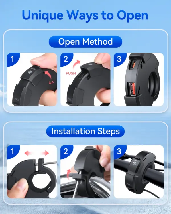 30W Waterproof USB Charger for Motorcycles - Image 4