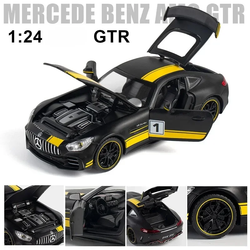 1:24 Scale Benz GTR Diecast Car Model 4 1:24 Scale Benz GTR Diecast Car Model - Image 4