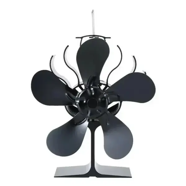 5-Blade Heat-Powered Fan for Fireplace - Image 8