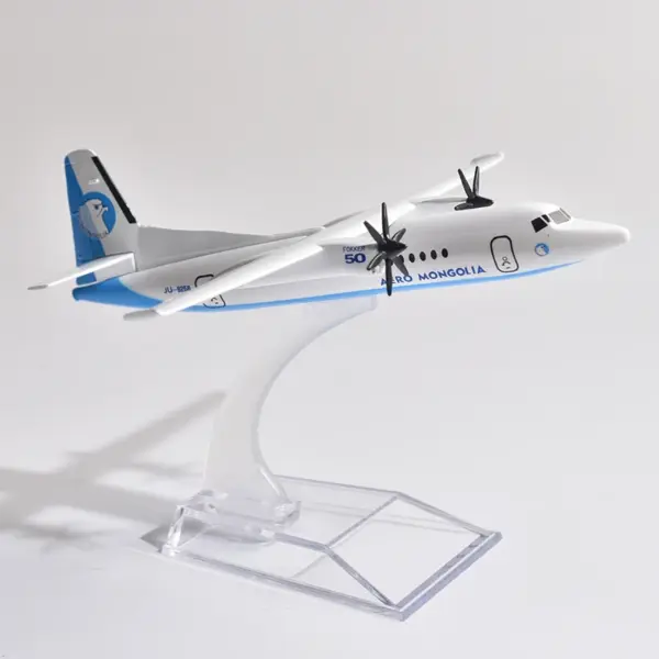 Mongolia FK50 Diecast Metal Plane Model 1:400 - Image 3