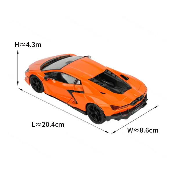 Bburago 1:24 Lamborghini Revuelto Diecast Car - Image 3