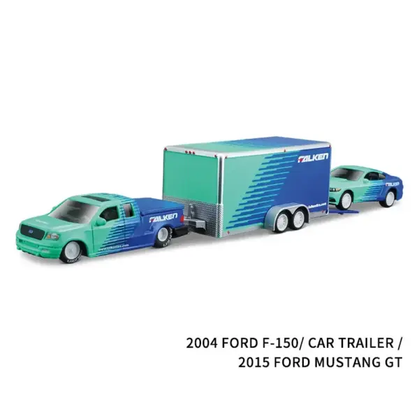 Maisto 1:64 Ford Dodge Chevrolet Trailer Model - Image 5