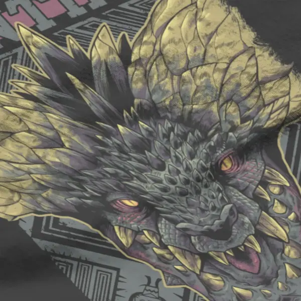 Monster Hunter World Nergigante Cotton T-Shirt - Image 3