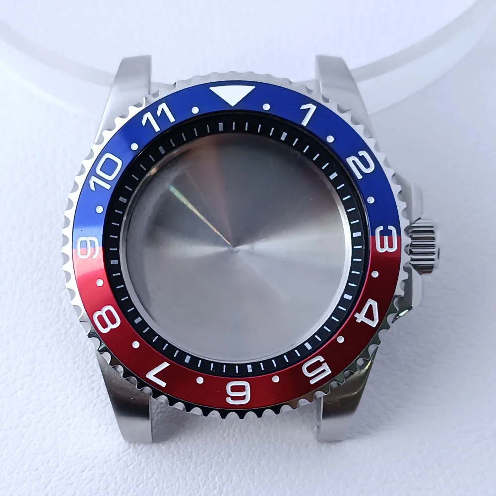 40.5mm Stainless Steel GMT Watch Case NH35/NH36 131 40.5mm Stainless Steel GMT Watch Case NH35/NH36 - Image 131