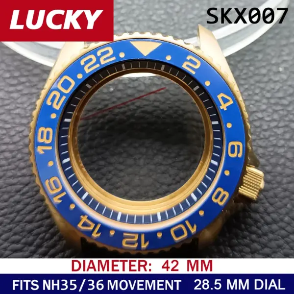 N H35 42mm Stainless Steel Watch Case - Image 25
