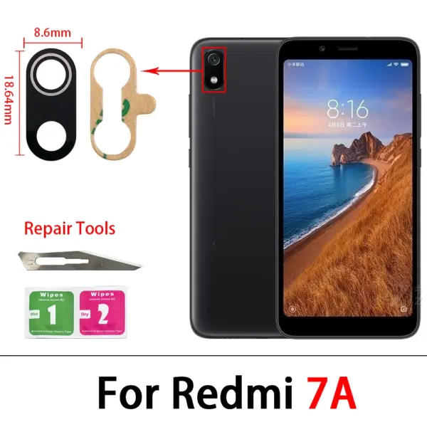 2-Piece Camera Glass for Xiaomi Redmi Series - Image 13