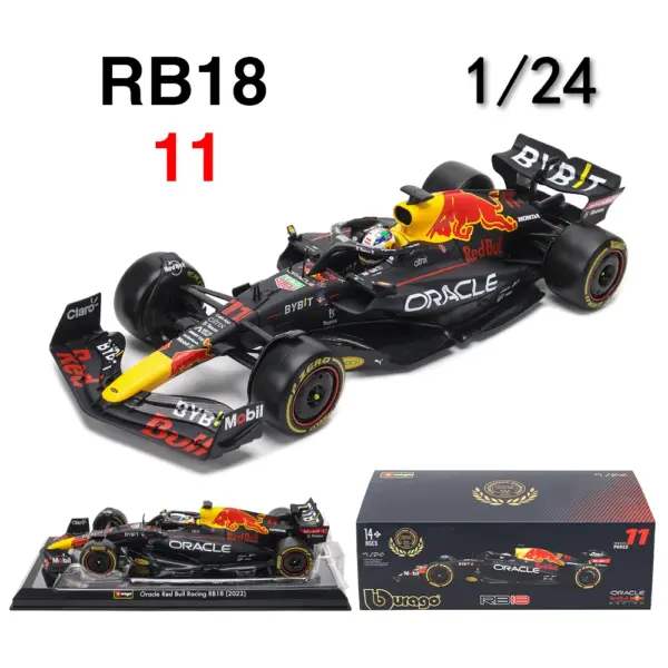 Bburago 1:24 F1 Ferrari Red Bull Model Car - Image 12