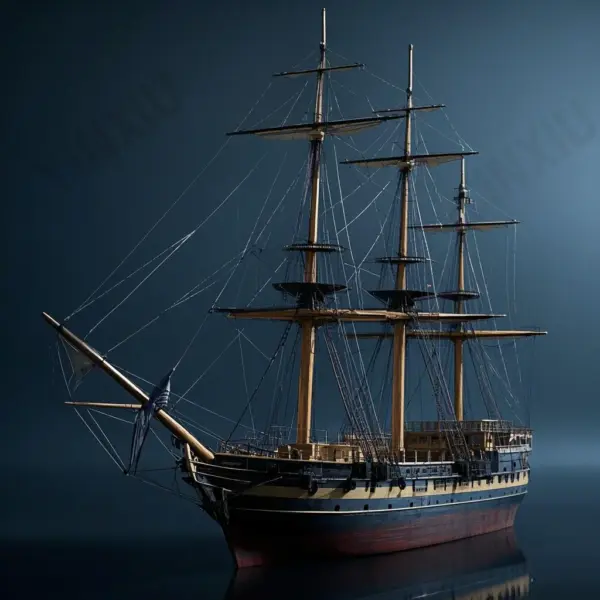 Memory Metal Rigging for Ship Model 1:350 Scale - Image 5