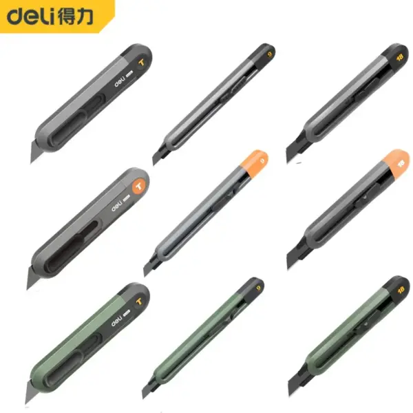 Deli Multi-Spec Utility Knife - 12/9/18mm - Image 3