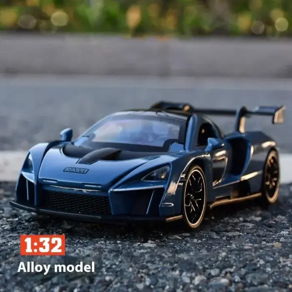 1/32 Senna Car Model Metal Diecast Vehicle - Image 6