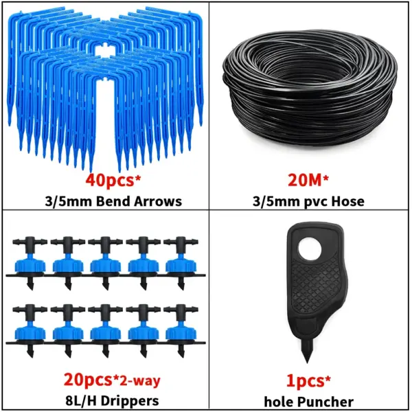 Drip Irrigation Kit for Bonsai Garden 10/20 Set - Image 13