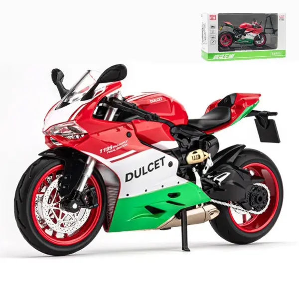 1:12 Maisto Panigale Alloy Racing Motorcycle Model - Image 8