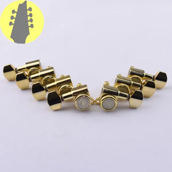 Locking Guitar Machine Heads 1:18 Gear Ratio - Image 30