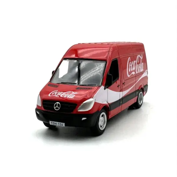 1:76 Mercedes-Benz Coca-Cola Van Collectible Model - Image 6