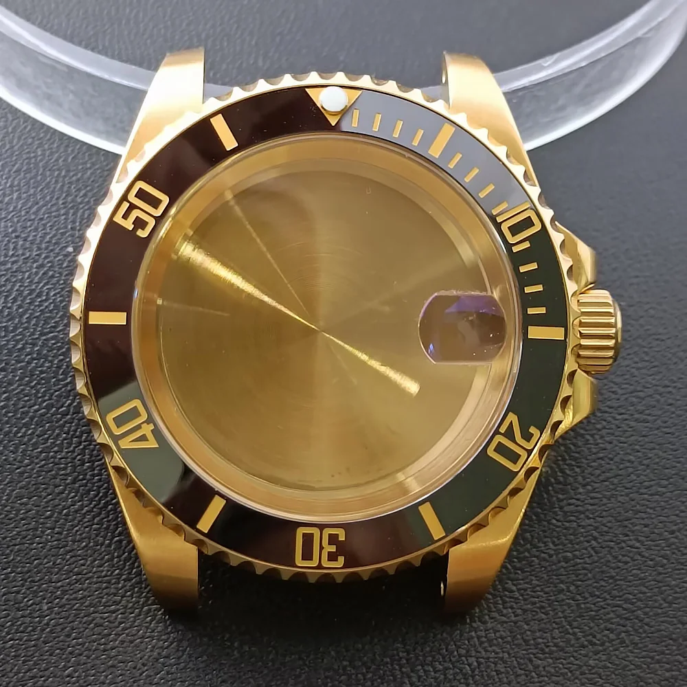 NH35 GMT Steel Watch Case 40.5mm Silver 22 NH35 GMT Steel Watch Case 40.5mm Silver - Image 22