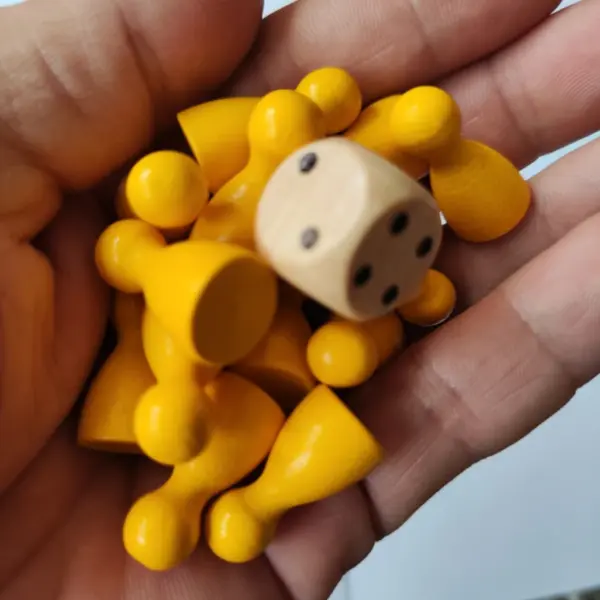 16-Piece Wooden Humanoid Puzzle Game Set - Image 8