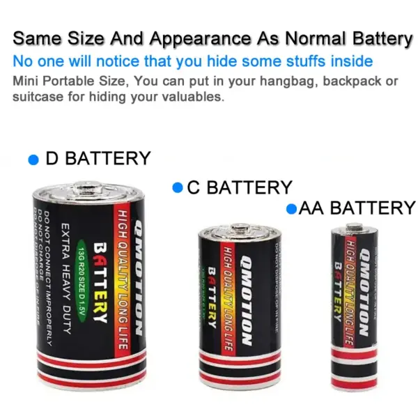 Secret Hidden Storage Dry Cell Diversion Safe - Image 3