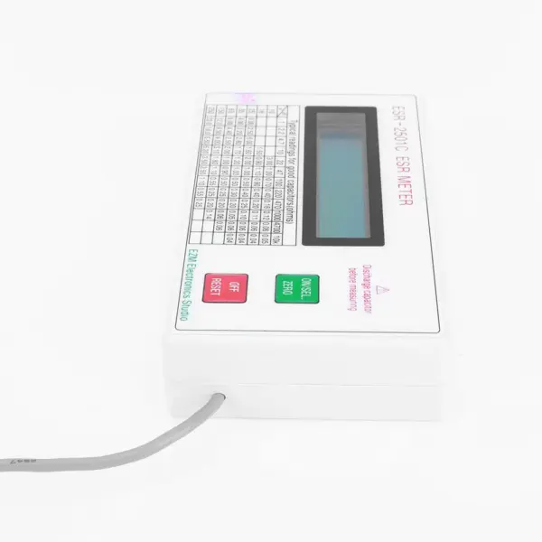 ESR Capacitor Tester with Test Leads and Battery - Image 6