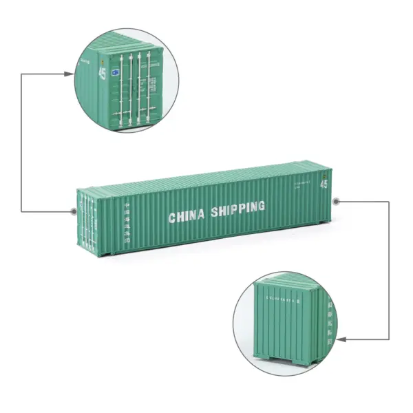 Evemodel N Scale 45ft Shipping Containers Set - Image 4