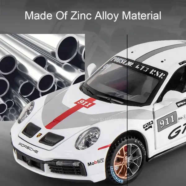 1:32 Scale 911 GT3 RSR Diecast Car Model - Image 3