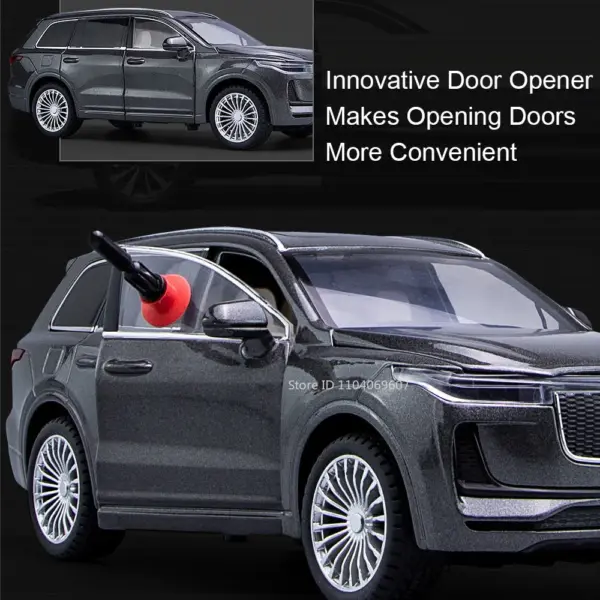 1:24 Diecast Toy Car Model with Sound and Light - Image 5