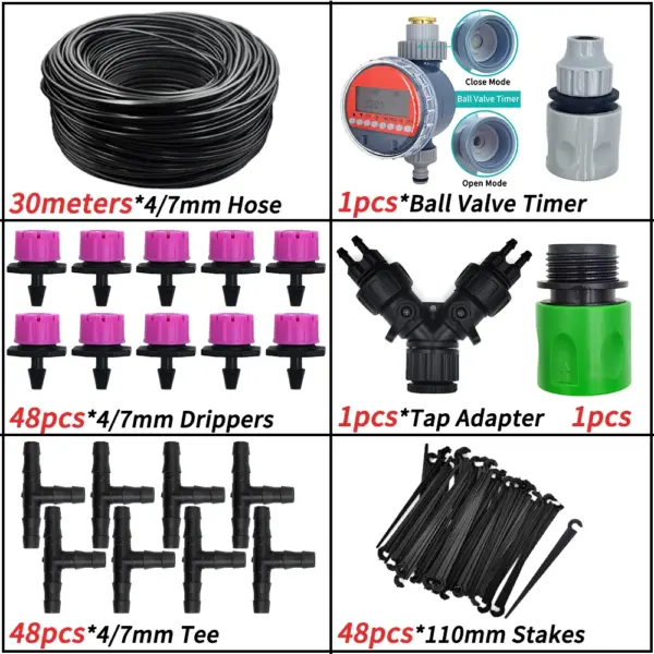 Automatic Garden Micro Drip Irrigation Kit - Image 24