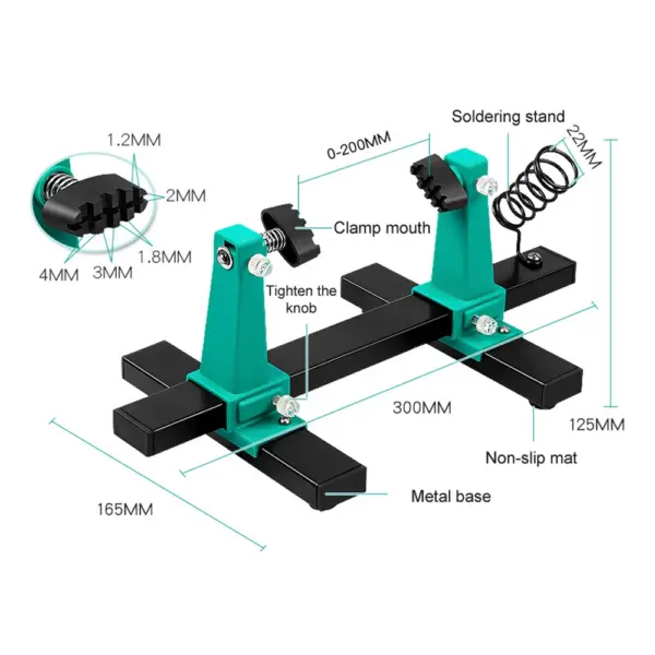 Adjustable 360° Rotation Circuit Board Fixture - Image 3