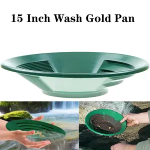 15 Inch Plastic Gold Panning Basin Equipment