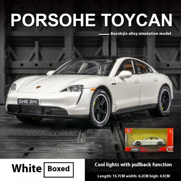 1:32 Porsche Taycan Diecast Metal Model - Image 9