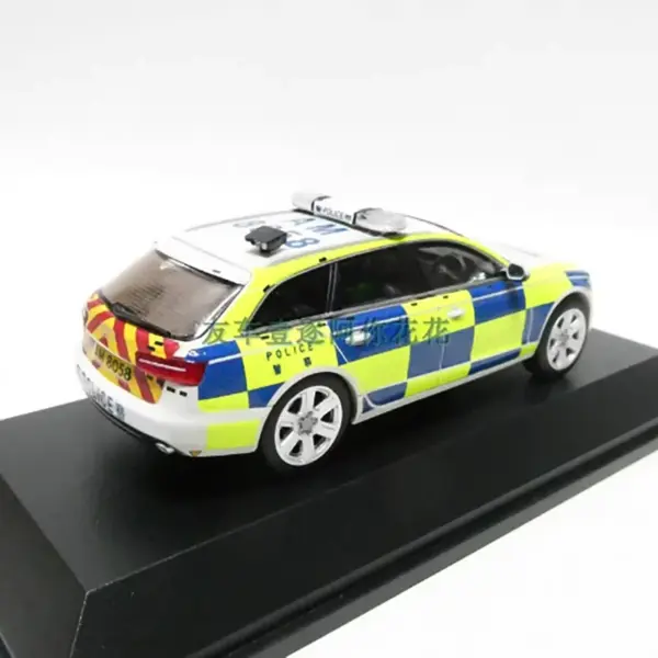 Hong Kong Police Resin Model Audi A6 Avant 1:43 - Image 3